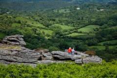Ariel View of Dartmoor Valley in Devon
